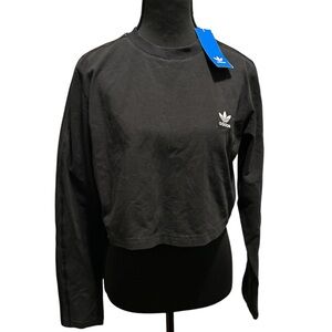 Adidas Women's Black Crop Top